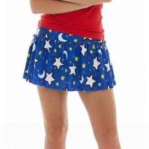 Blue Starry Night Mini Skirt
